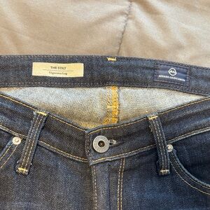 Ag Adriano Goldschmied  Dark Blue Skinny Jeans